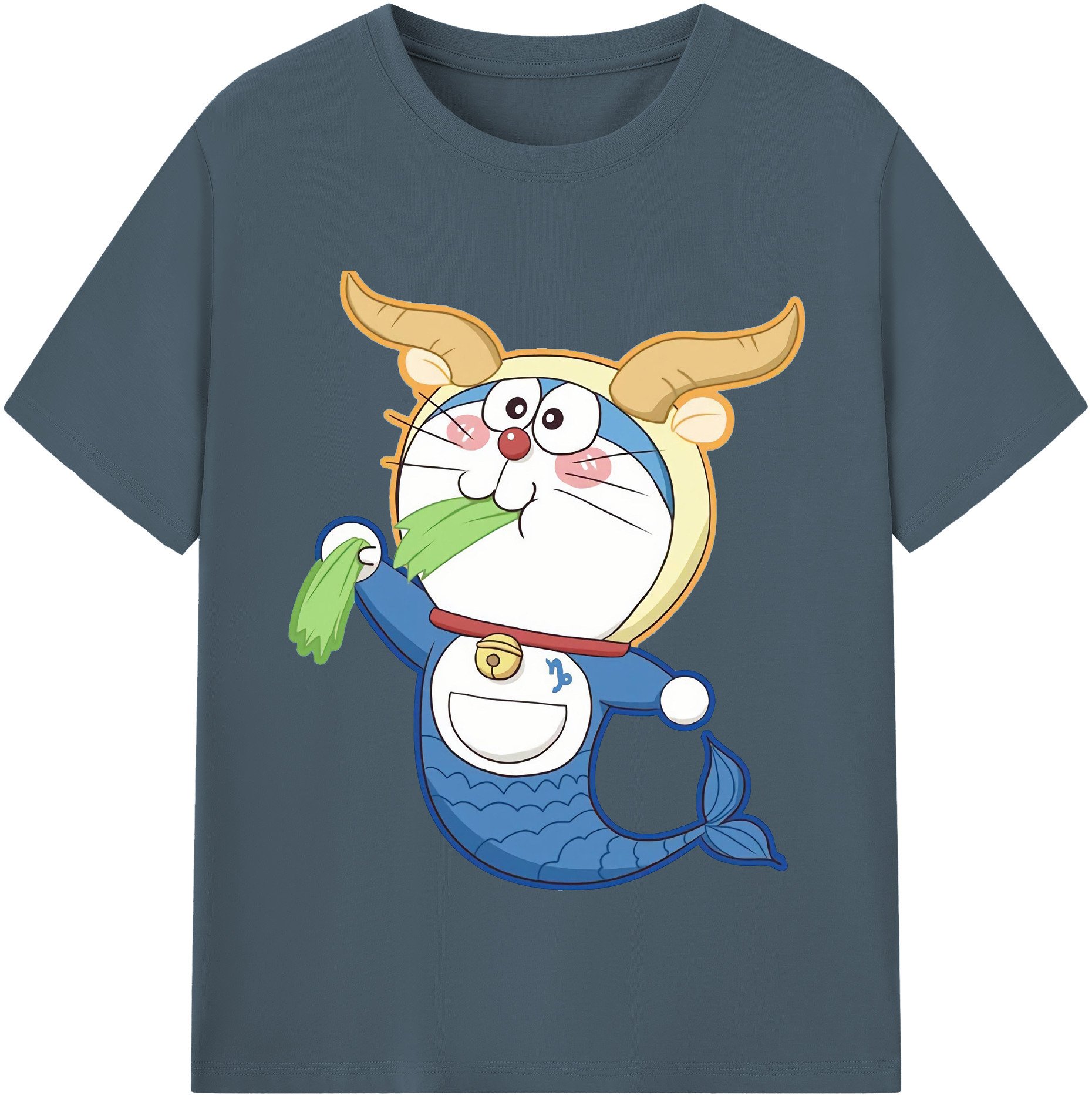 （画像用） ドラえもん Doraemon 綿100％半袖Tシャツ（フロントプリント）